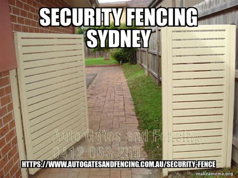 Security Fencing Sydney HTTPS://WWW.AUTOGATESANDFENCING.COM.AU/SECURITY ...