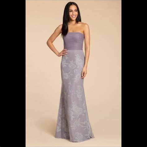 Hayley Paige Occasions Dresses Nwt Hayley Paige Tulle Glitter Mauve