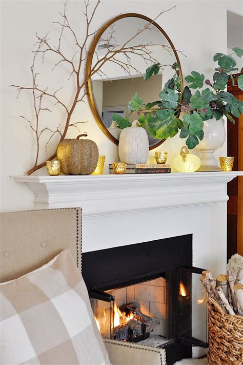 Cozy Fireplace Mantel Decor Ideas To Bring That Fall Flair Decoist