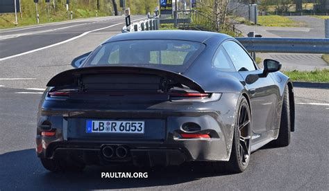 Spied 992 Porsche 911 Gt3 Seen In Touring Guise Porsche 911 Gt3 Touring 10 Spied Paul Tan S