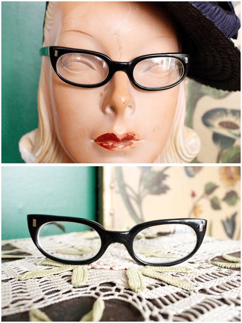 1950s Eyewear Estrella By Stenzel Black Frames Vintage 50s Italian Eyeglasses Etsy