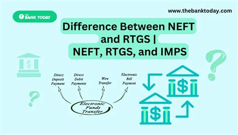 Difference Between Neft And Rtgs Neft Vs Rtgs Limit Money Charges