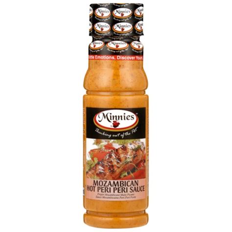 Minnies Mozambican Hot Peri Peri Sauce 250ml Superb Hyper