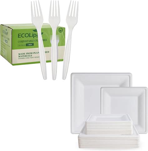 Amazon Ecolipak Pack Inch And Inch Compostable