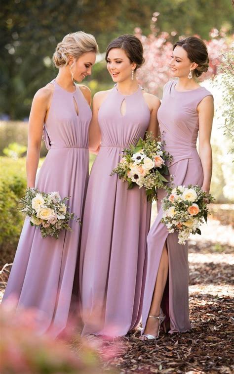 Purple Chiffon Bridesmaid Dresses