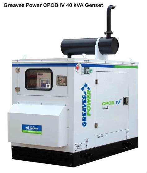 Greaves Power Cpcb Iv 40 Kva Genset At Best Price In Mumbai By Greaves Cotton Limited Id