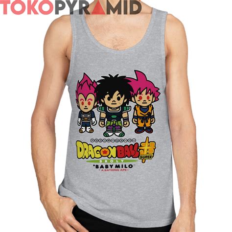 Rare Bape Dragon Ball Super Broly Shirt Tokopyramid