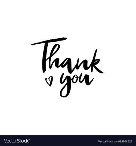 Thank you Royalty Free Vector Image - VectorStock