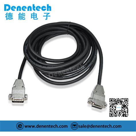 D Sub Dual Row Db Male To Db Female Cable Denentech Electronic