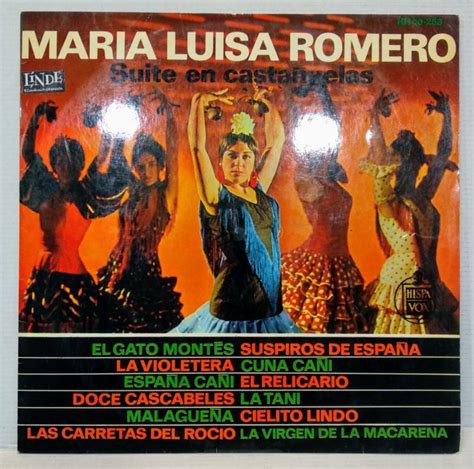 Maria Luisa Romero Suite En Castañuelas made in SPEIN LP