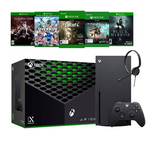 Microsoft Xbox Series X Deluxe Bundle 1TB SSD Flagship Black Xbox X