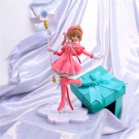 Anime Card Captor Kinomoto Sakura Magic Wand Girls Sakura Lovely Pink