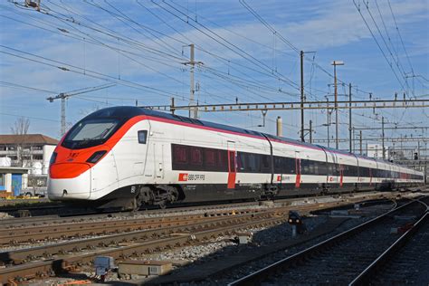 Giruno RABe 501 004 In Rorschach Fotografiert Aus Dem Zug Der RHB