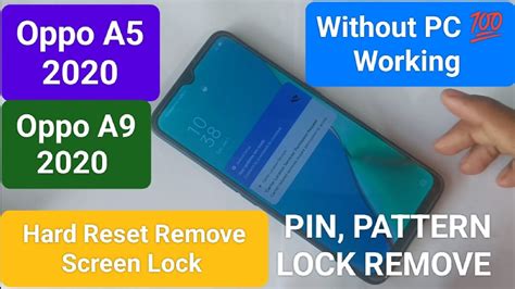 How To Factory Data Reset Oppo A9 2020 Oppo A5 2020 Hard Reset