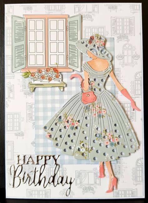 Pin By Andria Cameron On Cards Tattered Lace Cards Happy Birthday