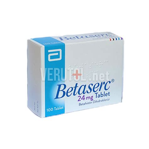 Бетасерк 24мг / Betaserc 24mg - за Мениерова болест