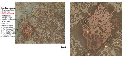 Diablo 4 Fields Of Hatred Locations Altars Of Lilith Statue