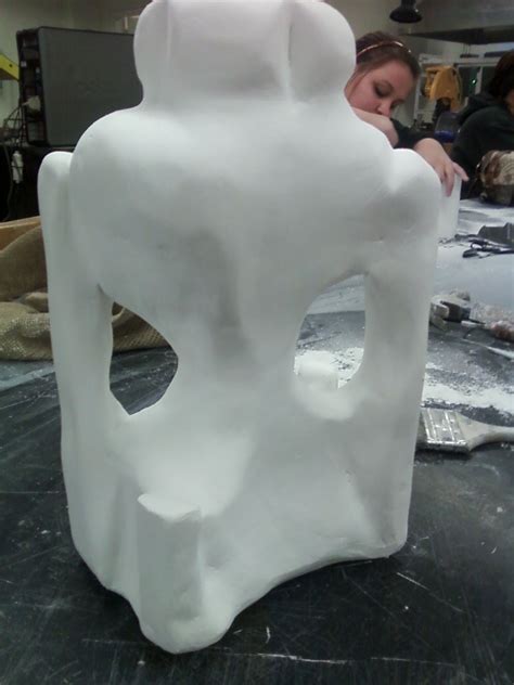 Plaster Sculpture Abstract