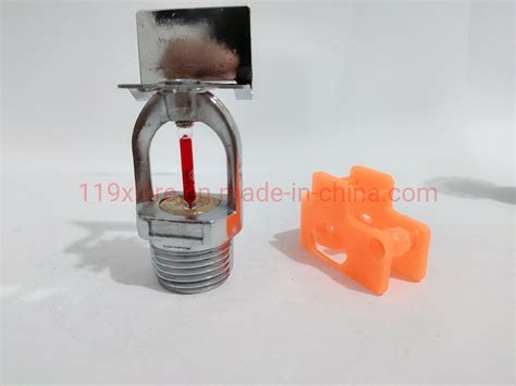 3mm Glass Bulb Quick Response Sidewall Fire Sprinkler Fire Sprinkler And Pendent Sprinkler