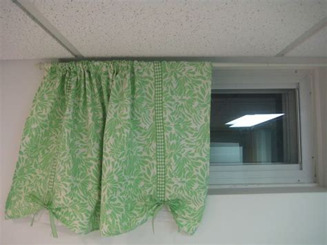 Simple Curtains For Basement Window | Basement window curtains, Simple ...