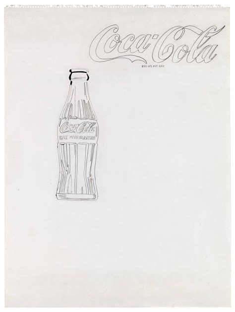 Andy Warhol 1928 1987 Coca Cola Christie S Andy Warhol Drawings Andy Warhol Warhol