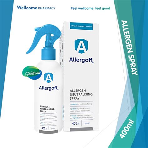 Allergoff Allergen Neutralising Spray For Pollen House Dust Mites Pet