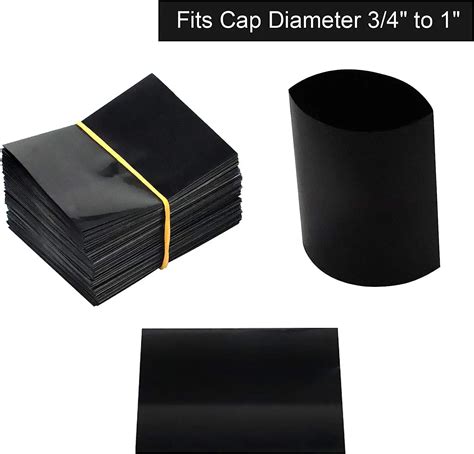 Black Shrink Bands 65x60 Mm Black Perforated Heat Shrink Wrap Sealer