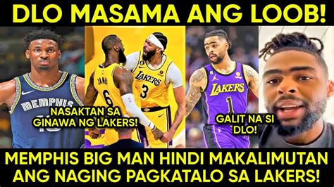 Labis Na Nasaktan Dahil Sa Lakers Ang Player Na Ito Ng Memphis Dlo