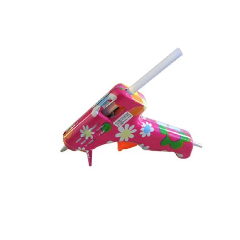 10W Flower Printed Glue Gun Use In DIY China 10W Flower Printed Glue Gun And Hot Glue Gun