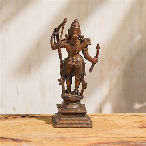 Indian Copper Statue of Lord Ram for Worship