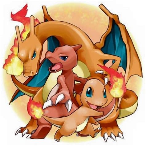 Charmander Charmeleon Charizard Pokemon Charmander Pokemon