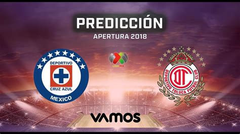 Predicción Cruz Azul Vs Toluca Apertura 2018 Jornada 6 Youtube