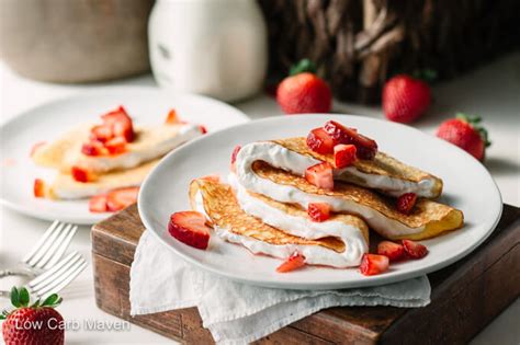 Keto Strawberry Crepes Low Carb Maven