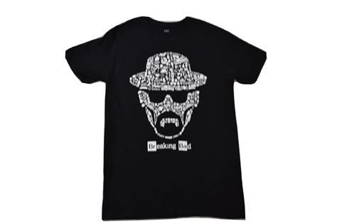 Breaking Bad Mens Walter White Heisenberg Face Made Of Show Images