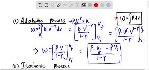 SOLVED Show The Derivation Of Work For The Following Thermodynamic