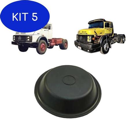 Kit 5 Diafragma Cuica Freio A Ar Mercedes Benz L1520 Ls1924 Brc