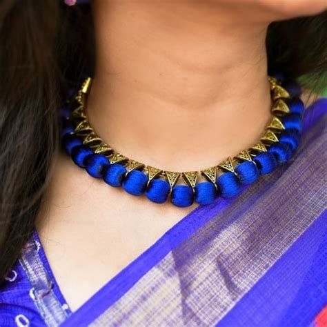 Silk Thread Necklace Designs That Ll Add Oomph To Your Outfit