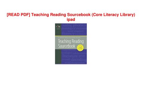 Ppt Read Pdf Teaching Reading Sourcebook Core Literacy Library