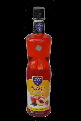 Crown Pairrii Peach Mocktail Syrup Packaging Type Carton Packaging