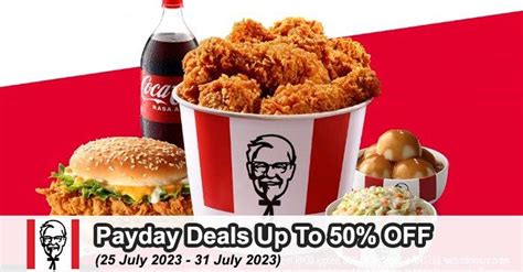 kfc payday deals     promotion  jul   jul
