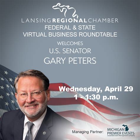 Roundtable with U.S. Senator Gary Peters Community Update - Lansing ...