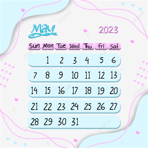 Gambar Kalendar Mei 2023 Dengan Reka Bentuk Estetik Warna Biru Boleh 2300 Hot Sexy Girl