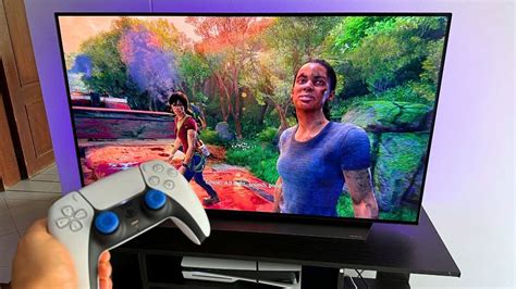 Lg Oled C2 Uncharted Lost Legacy Ps5 Slim Gameplay 4k 120hz Hdr Fps