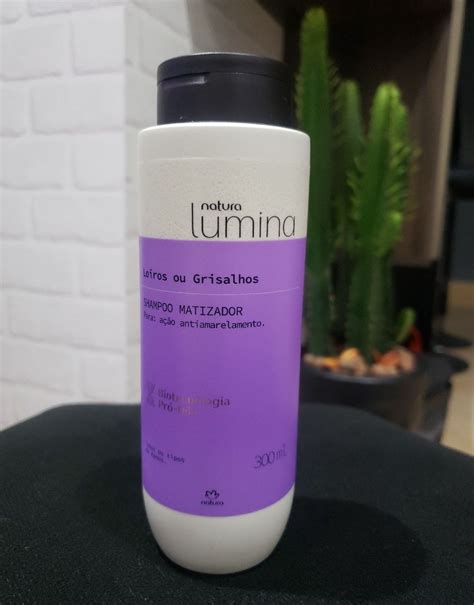 Shampoo Matizador Natura Lumina Produto P Cabelos Feminino Natura