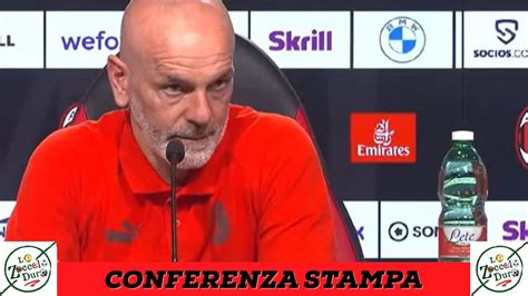 Conferenza Stampa Pioli Per La Salernitana Youtube