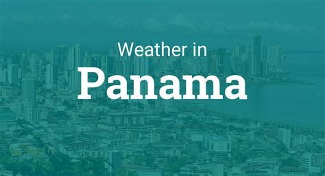 Weather in Panama