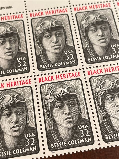 Bessie Coleman Stamp