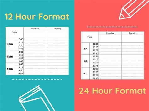 Costum 15 Minute Increment Student Daily Schedule Template Word Sample