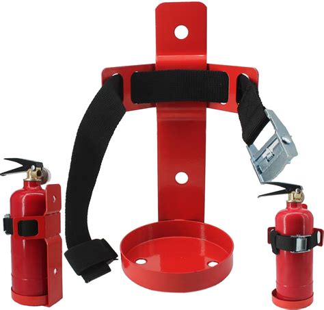 Amazon Amerex Steel Fire Extinguisher Bracket Red Tools