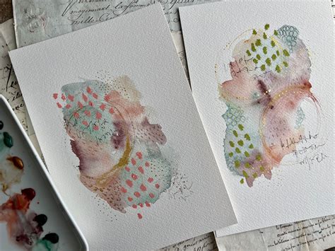 Watercolor Abstracts With A Twist Art Tutorial